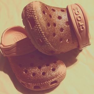 Crocs Kids Classic Glitter Clog Toddler 6c